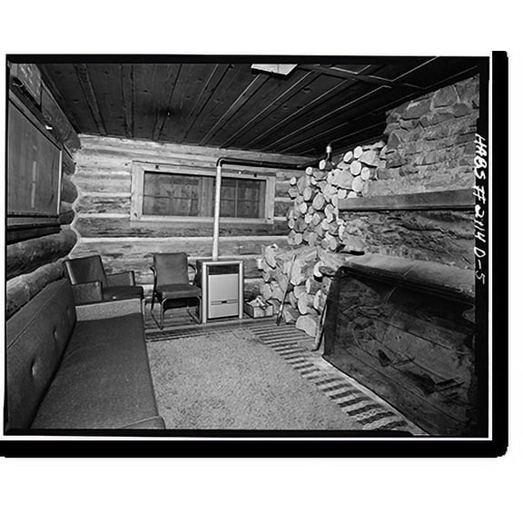 Historic Print, Lassen Volcanic National Park, Summit Lake Ranger Station, Mineral vicinity, Tehama County, CA - 5, 16" x 20"