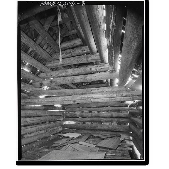 Historic Print, Lassen Volcanic National Park, Warner Valley Hay Barn, Mineral vicinity, Tehama County, CA - 8, 16" x 20"
