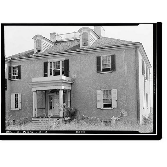 Historic Print, Latimeria, Newport Pike (Maryland Avenue), Wilmington, New Castle County, DE - 2, 18" x 24"