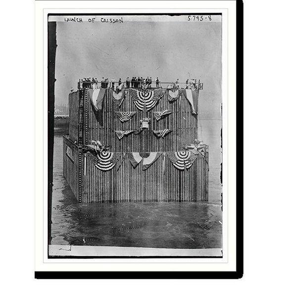 Historic Print, Launch of CAISSON, 16" x 20"
