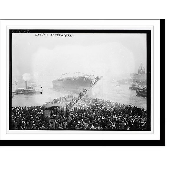 Historic Print, Launch of NEW YORK, 16" x 20"
