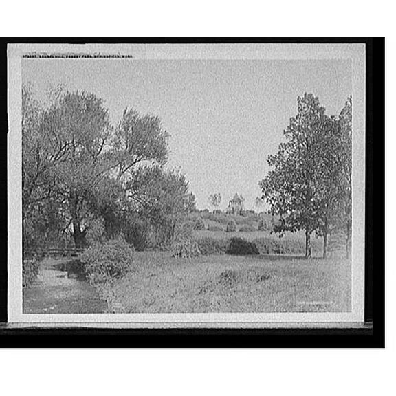 Historic Print, Laurel Hill, Forest Park, Springfield, Mass., 16" x 20"