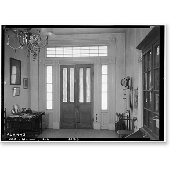 Historic Print, Lawler House, County Road 11, Talladega vicinity, Talladega County, AL - 6, 16" x 20"