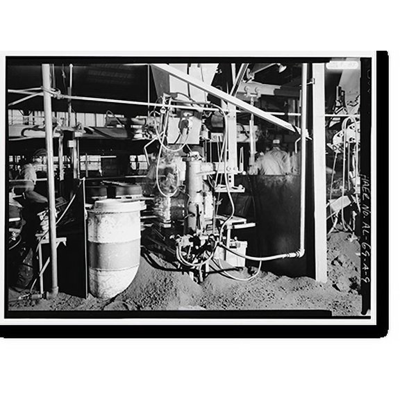 Historic Print, Lawler Machine & Foundry Company, Molding Area, 760 North Forty-fourth Street, Birmingham, Jefferson County, AL - 9, 18" x 24"