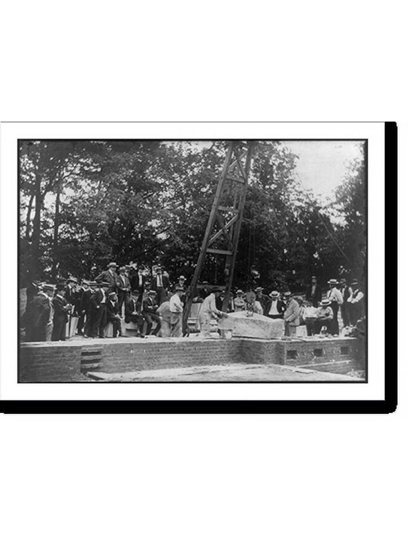 Historic Print, Laying of cornerstone of new Physical Laboratory, Bureau of Standards, Washington, D.C., 18" x 24"