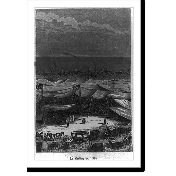 Historic Print, Le Meeting, 16" x 20"