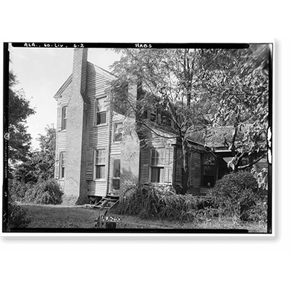 Historic Print, Lee Haven, County Road 21, Livingston, Sumter County, AL - 2, 16" x 20"