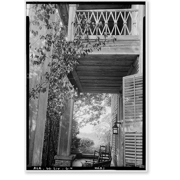 Historic Print, Lee Haven, County Road 21, Livingston, Sumter County, AL - 4, 16" x 20"