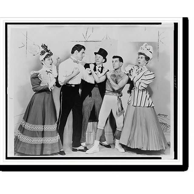 Historic Print, [(Left to right) Bibi Osterwald, Stephen Douglas, Jack