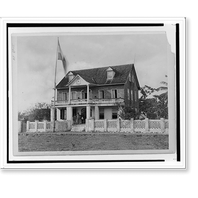 Historic Print, Legation of the Netherlands on Broad Street, 16" x 20