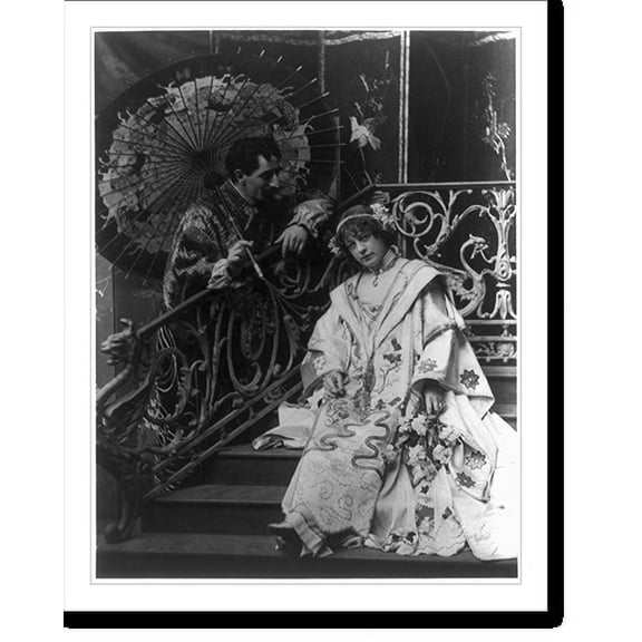 Historic Print, Leon and Adelaide Herrmann, 18" x 24"