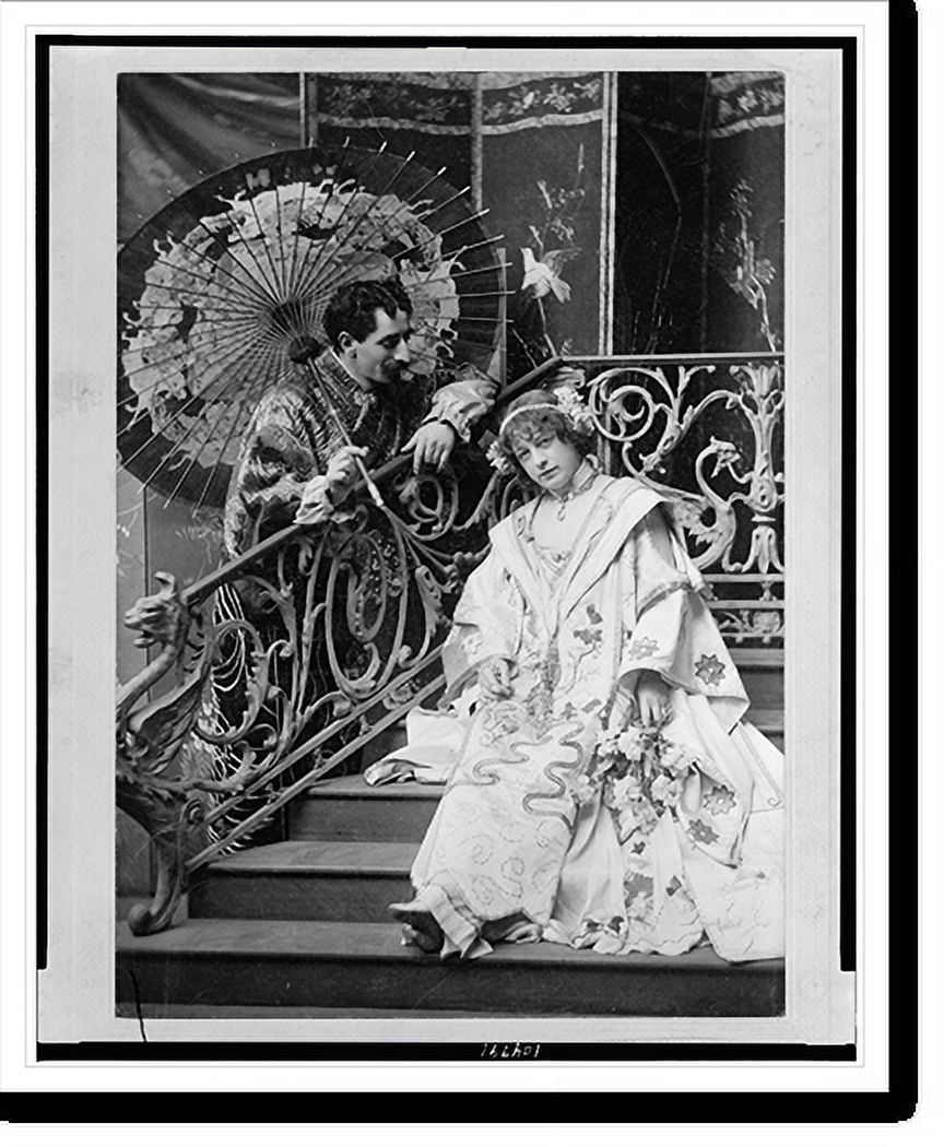 Historic Print, Leon and Adelaide Herrmann.Curtiss, Kansas City., 16" x