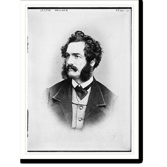 Historic Print, Lester Wallack, 16" x 20"
