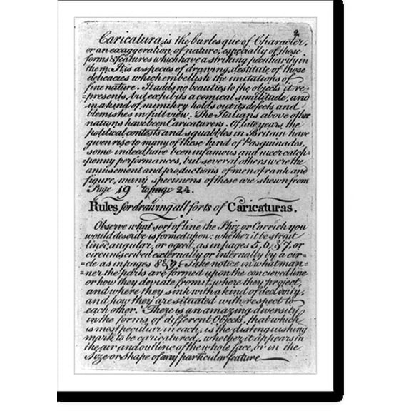 Historic Print, [Letterpress description], 16" x 20"