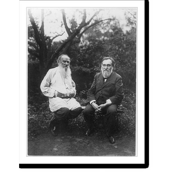 Historic Print, Lev Nikolaevich Tolstoi, 1828-1910 - 2, 18" x 24"