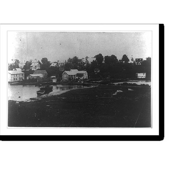Historic Print, [Liberia, West Africa: Entrance to Monrovia], 16" x 20"