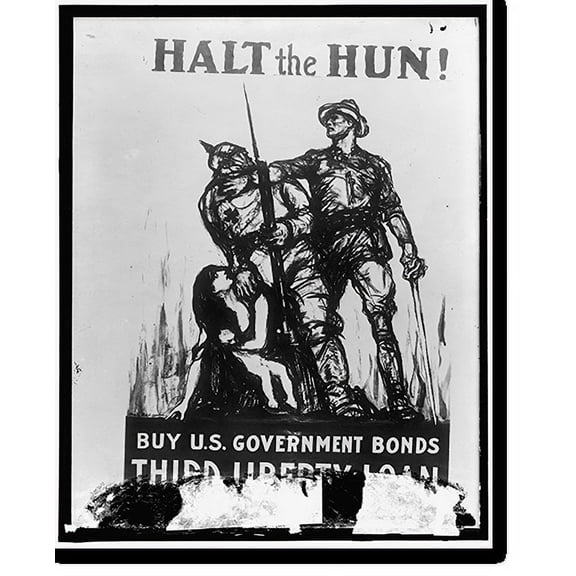 Historic Print, Liberty Bond Poster - 3, 18" x 24"