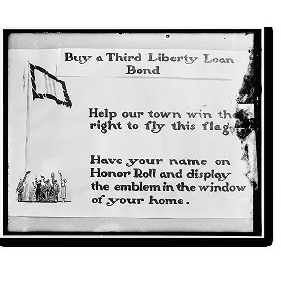 Historic Print, Liberty Loan Poster - 9, 16" x 20"