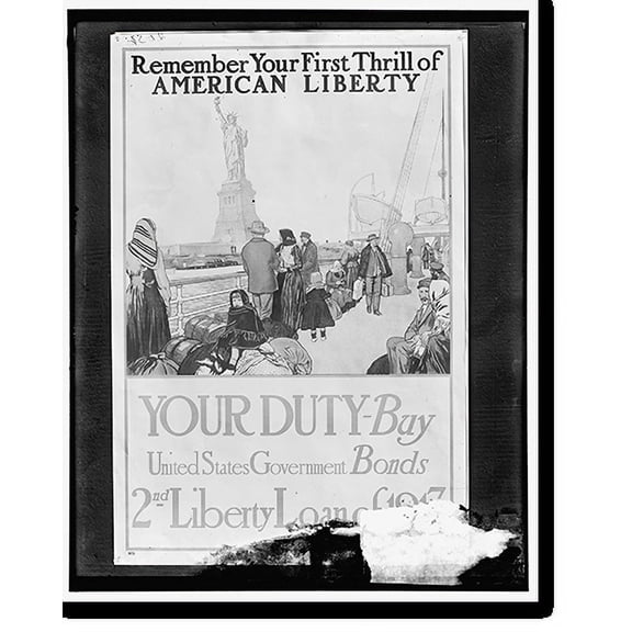 Historic Print, Liberty Loan poster, 18" x 24"