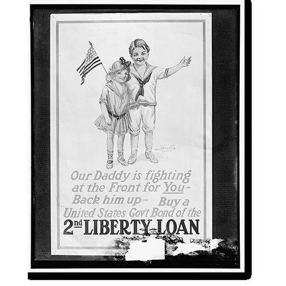 Historic Print, Liberty Loan poster - 4, 16" x 20"