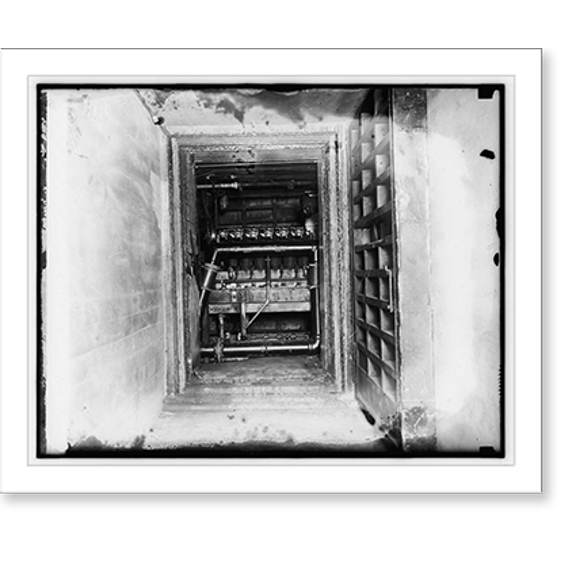 Historic Print, Liberty engine in test room, Bu. of Standards, 2/3/26, 18" x 24"