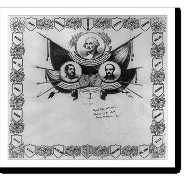 Historic Print, Liberty our aim! Washington our example!, 16" x 20