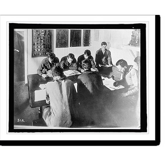 Historic Print, Library War Service, World War I, 16" x 20"