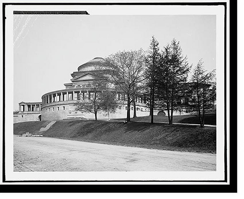 Historic Print, Library and Hall of Fame, New York University, 16" x 20