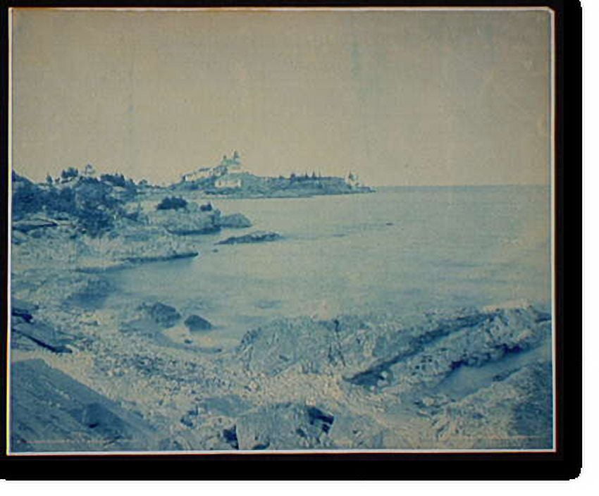 Historic Print, LightHouse Point, Marquette, Mich., 16" x 20