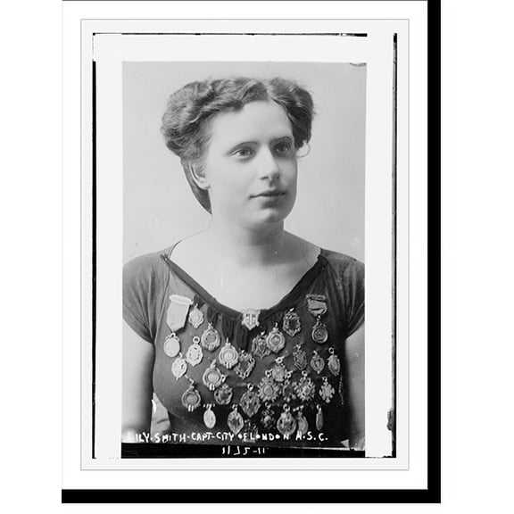 Historic Print, Lily Smith (Capt. City of London N.S.C.), 18" x 24"