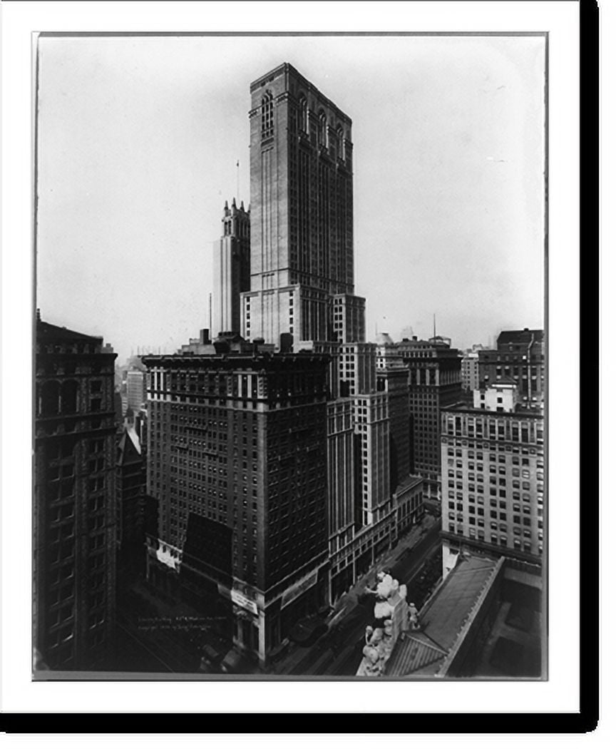 Historic Print, Lincoln Building, 42nd & Madison Ave., New York City