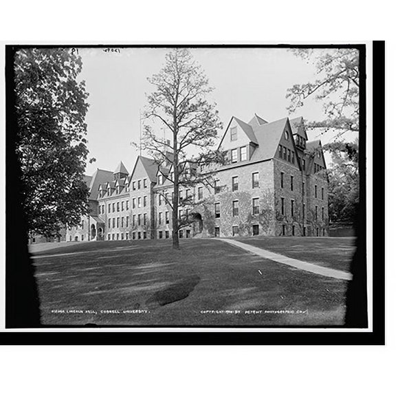 Historic Print, Lincoln Hall, Cornell University, 16" x 20"