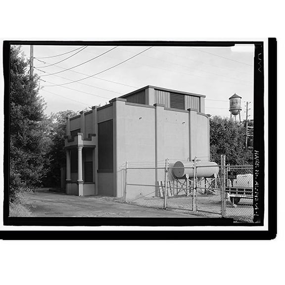 Historic Print, Lincoln Mill, Wellhouse, Abington Avenue, Huntsville, Madison County, AL, 16" x 20"