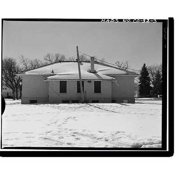 Historic Print, Lincoln Schools (Structure Number 2), Eleventh Street & Fourth Avenue, Greeley, Weld County, CO - 3, 18" x 24"