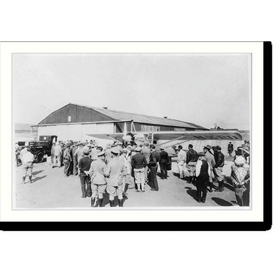 Historic Print, Lindberg getting ready for the take-off, May 10, 1927, 16" x 20"