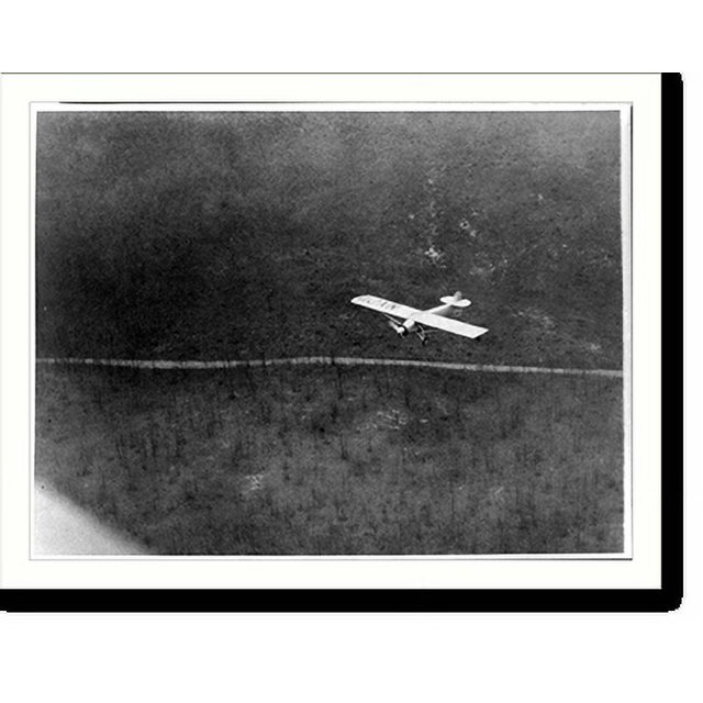 Historic Print, Lindbergh in flight, 16" x 20"