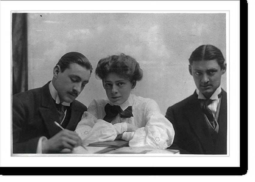 Historic Print, Lionel, John & Ethel Barrymore, 16" x 20"