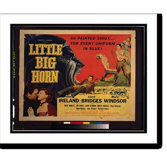 Historic Print, Little Big Horn, 16" x 20"