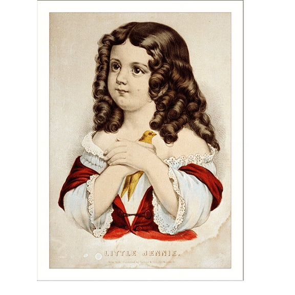 Historic Print, Little Jennie, 18" x 24"