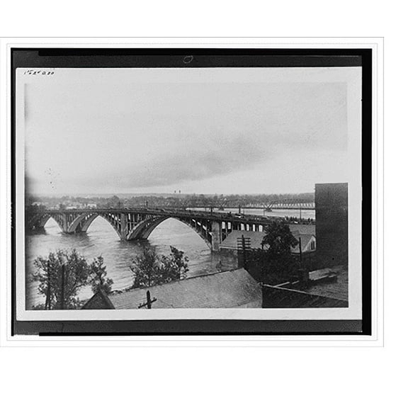 Historic Print, Little Rock, Ark., Main Street Bridge, 18" x 24"