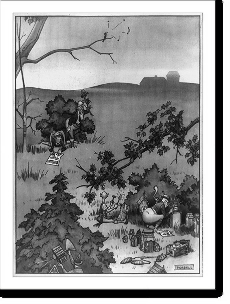 Historic Print, [Little known occupations tuning cuckoo clocks], 16" x