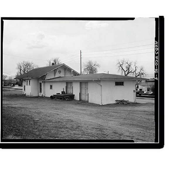 Historic Print, Littleton Denver & Rio Grande Western Depot, 2199 West Littleton Boulevard, Littleton, Arapahoe County, CO - 4, 16" x 20"