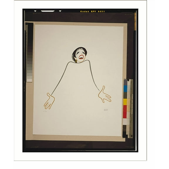 Historic Print, [Liza Minnelli in Minnelli on Minnelli].Hirschfeld. - 2, 16" x 20"