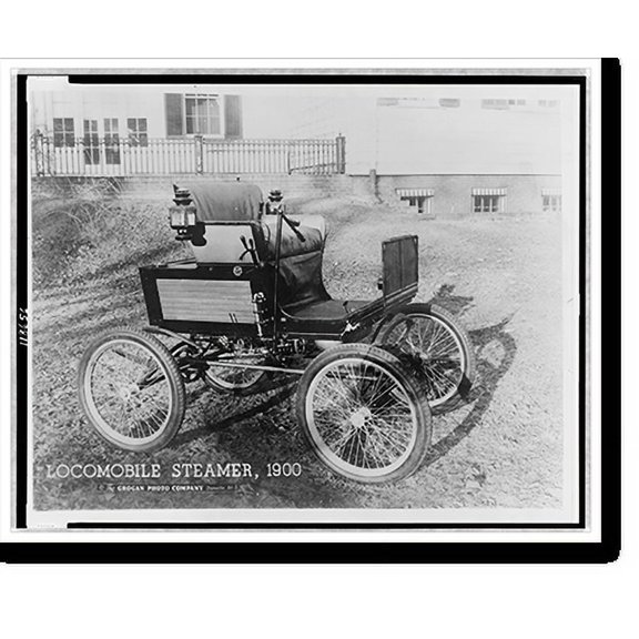 Historic Print, Locomobile Steamer, 1900, 18" x 24"