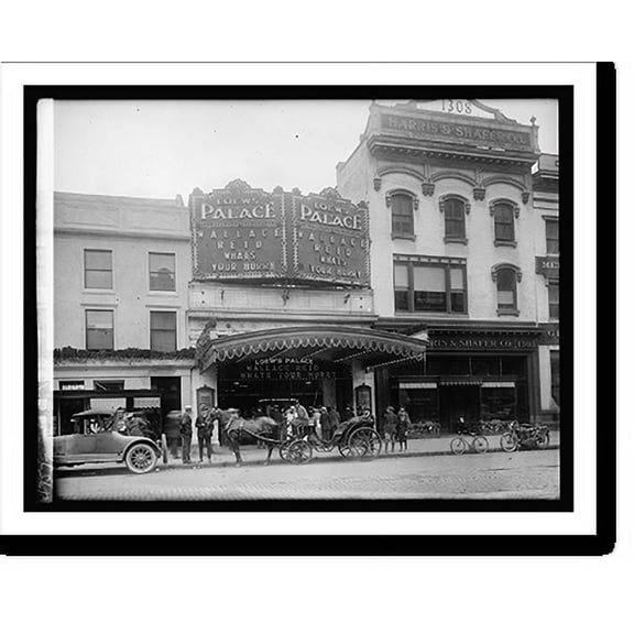 Historic Print, Loews Palace theater, exterior, 18" x 24"