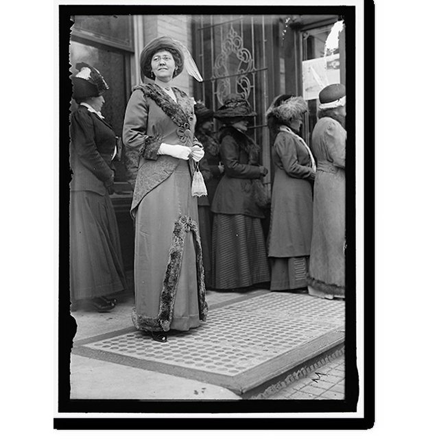 Historic Print, [Lois Irene Kimsey Marshall at Mrs. W. Wilson, 1st