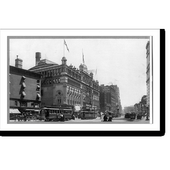 Historic Print, Long Acre Square, New York, N.Y., 18" x 24"