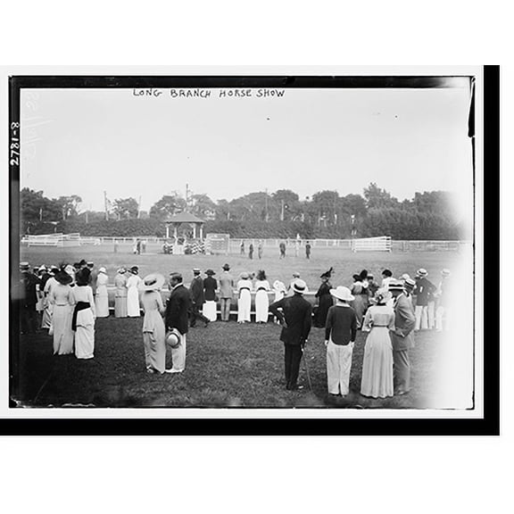 Historic Print, Long Branch Horse Show, 16" x 20"