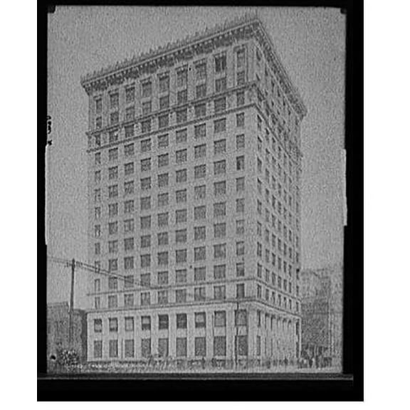 Historic Print, Long Building, Kansas City, Mo., 18" x 24"