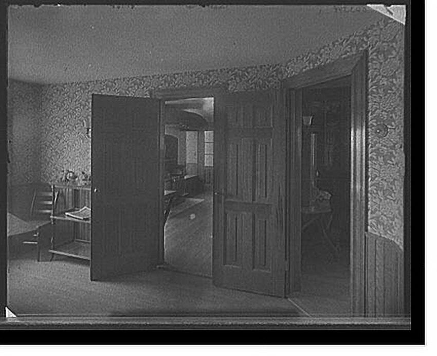 Historic Print, [Looking into kitchen, probably in clubhouse, New York